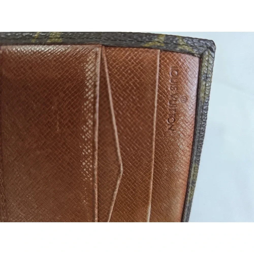 Louis Vuitton, Brown Mono, Mens Multiple‎ Tri-fold Wallet